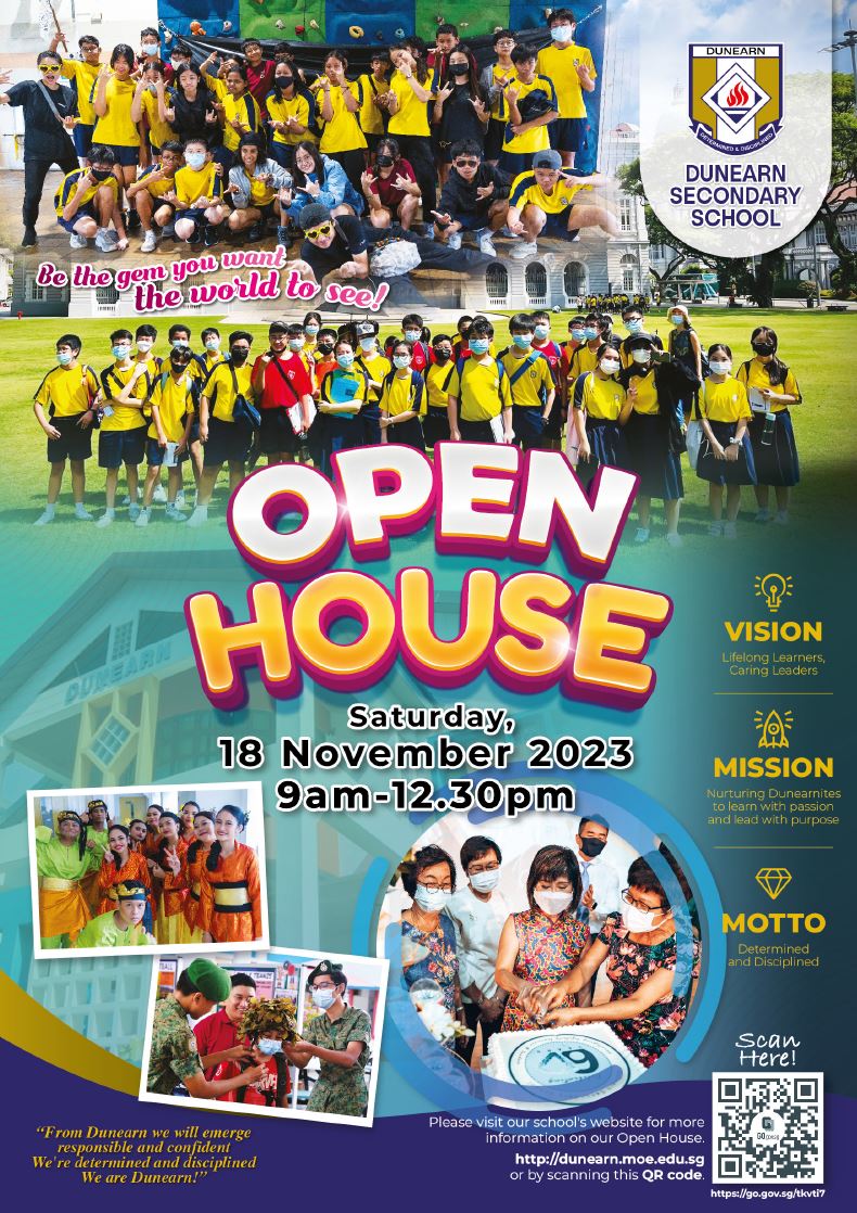 Dunearn Secondary School Open House 2023